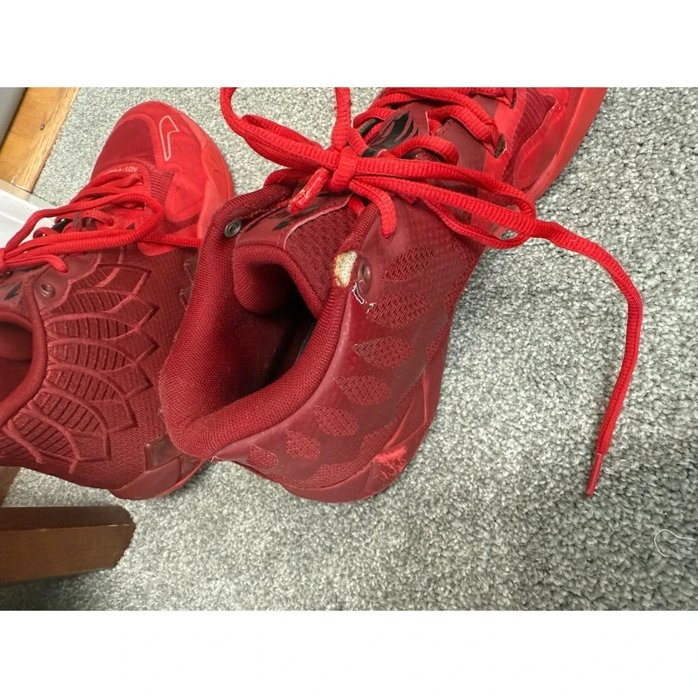 PUMA LaMELO Ball‎ MB.01 Shoes Mens Sz 11 Red Basketball Gym Sneakers